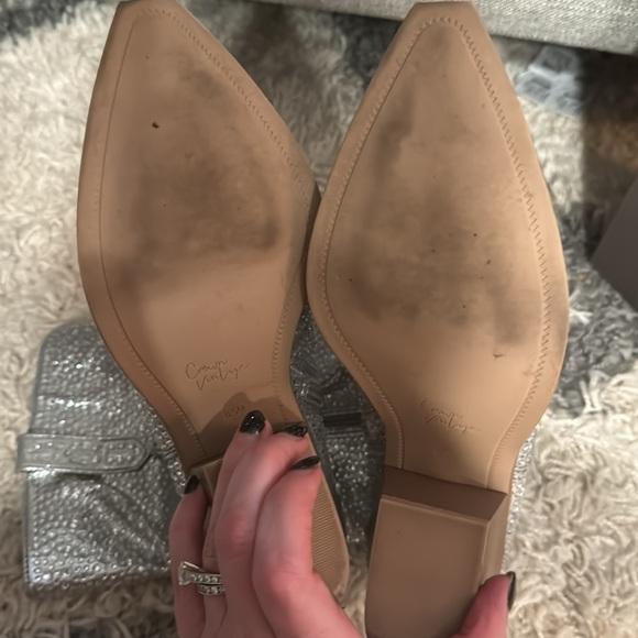 Sparkly silver boots size 8.5 super comfy wore one time to Taylor swift concert - Picture 4 of 6